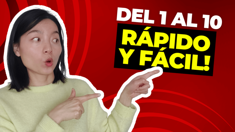 Cómo se pronuncian los números en chino del 1 al 10